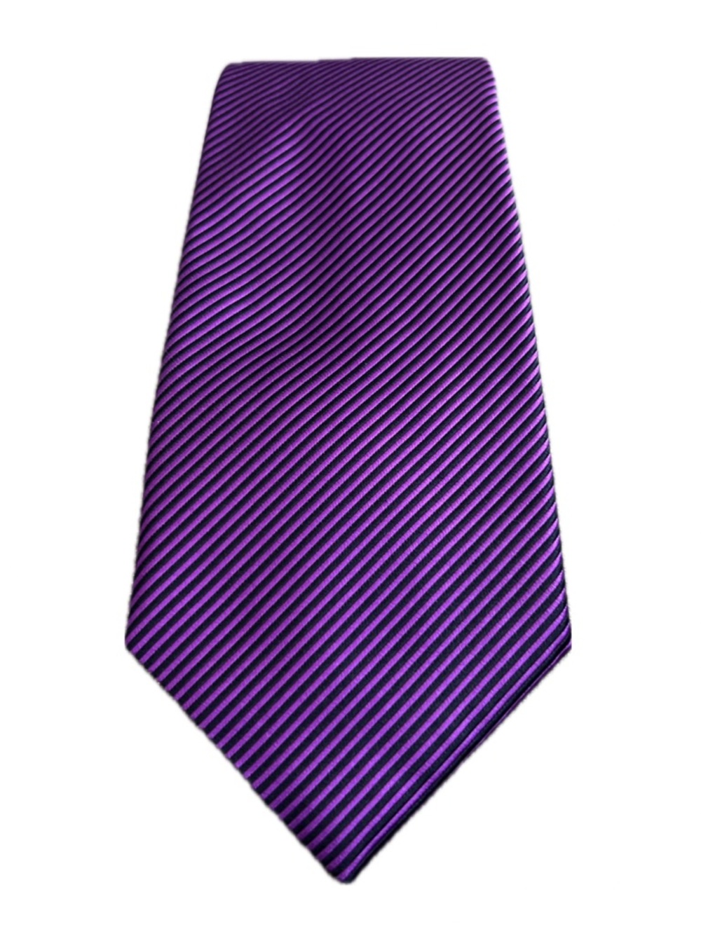 British Brand Stollery’s Purple Diagonal Stripe Tie – Sleek Formal Accessory